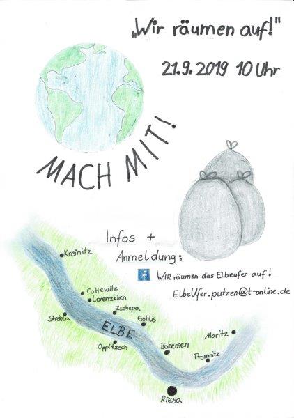 WIR räumen das Elbeufer auf! (Sachsen)