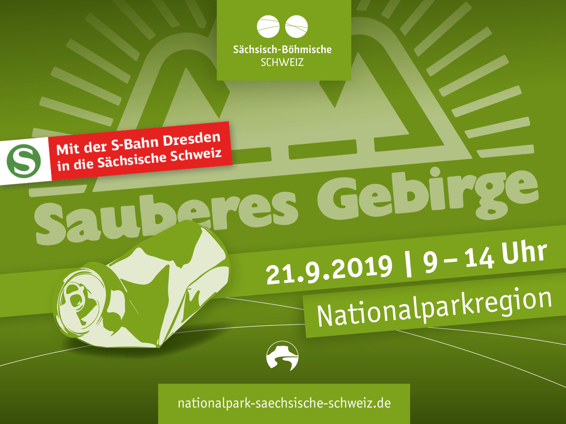 MountainCleanup - Aktion Sauberes Gebirge im Landschaftsschutzgebiet Sächsische Schweiz