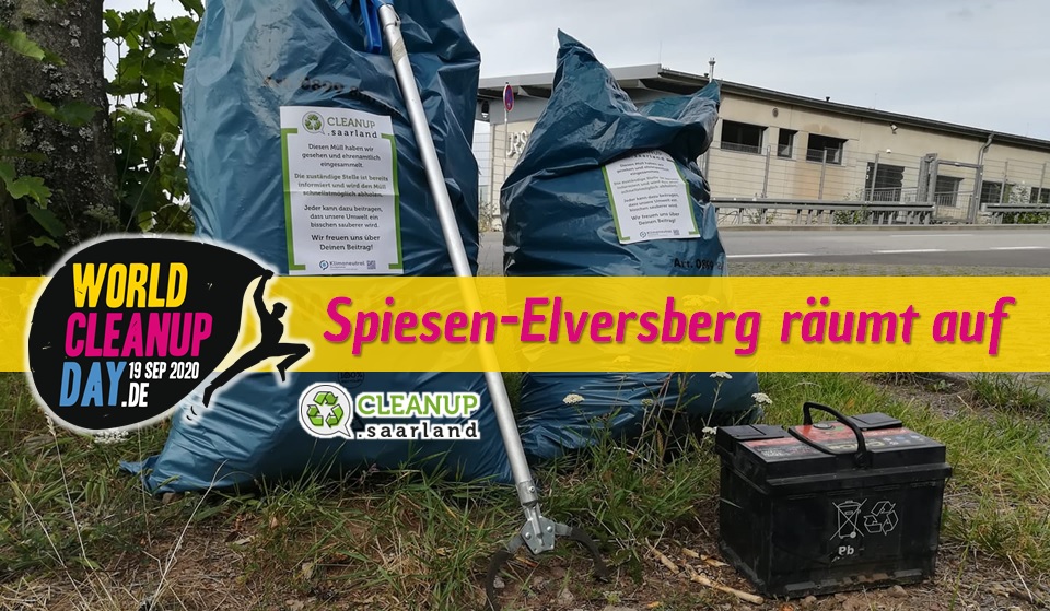 World Cleanup Day in Spiesen-Elversberg (Saarland)
