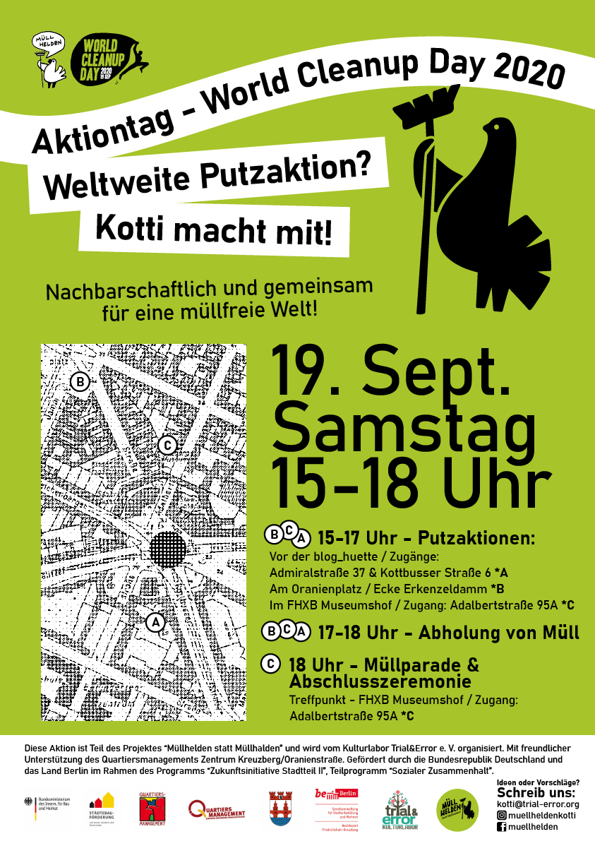 World Cleanup Day am Kotti (Berlin)