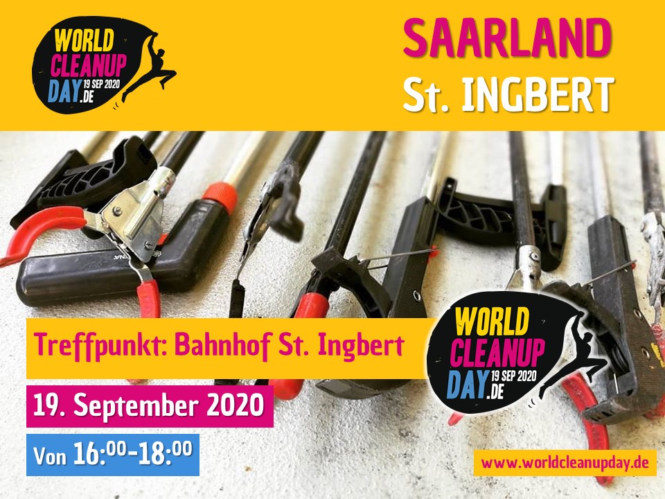 World Cleanup Day in Sankt Ingbert (Saarland)