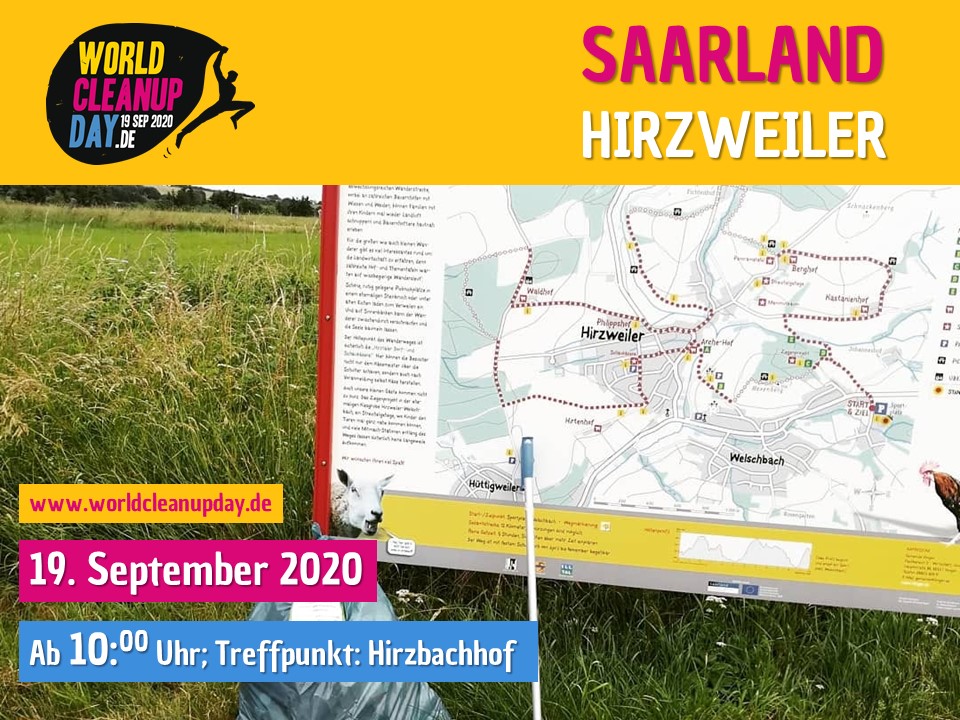 World Cleanup Day in Illingen-Hirzweiler (Saarland)