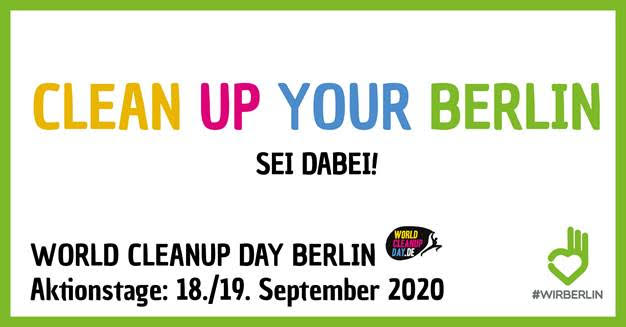 Berlin World Cleanup Day 2020 (Gesamtübersicht wirBERLIN)