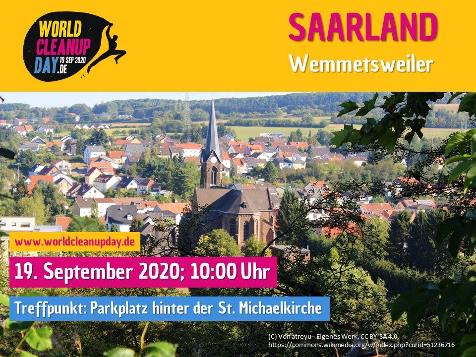 World Cleanup Day in Wemmetsweiler (Saarland)