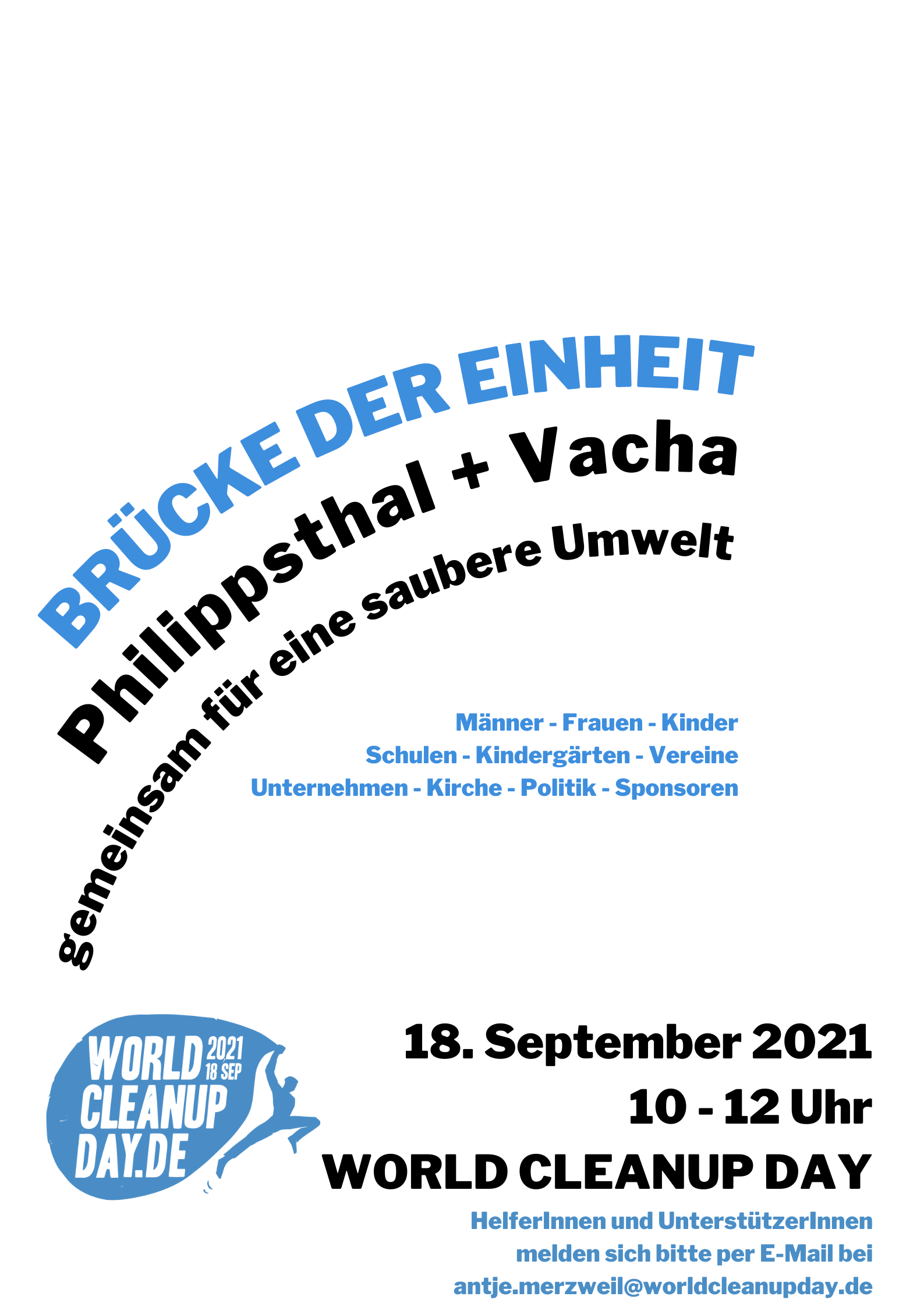 Brücke der Einheit - Gemeinsam für eine saubere Umwelt - Philippsthal (Hessen) und Vacha (Thüringen)