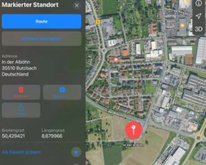 Kartenausschnitt