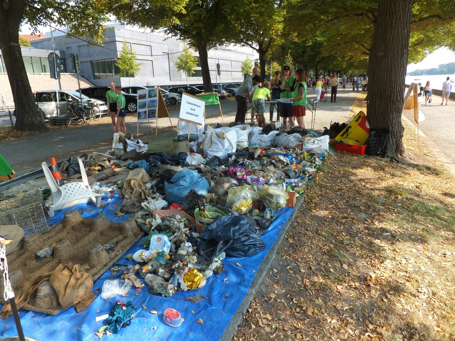 Platikmüll fangfrisch aus Hannover (Niedersachsen)