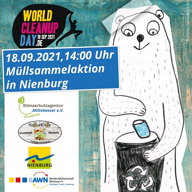World Cleanup Day in Nienburg (Niedersachsen)