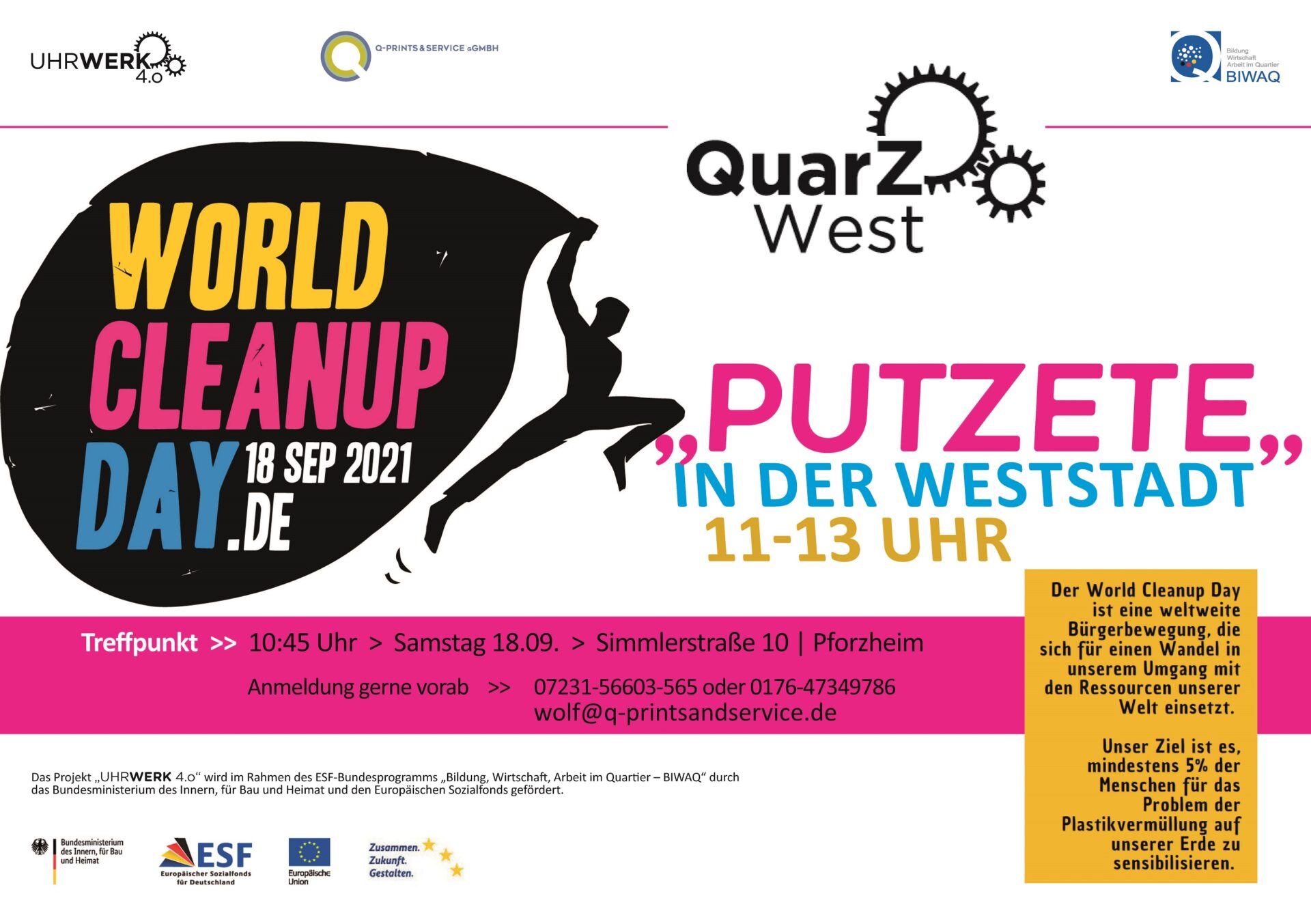 Putzete in der Weststadt, Pforzheim (Baden-Württemberg)