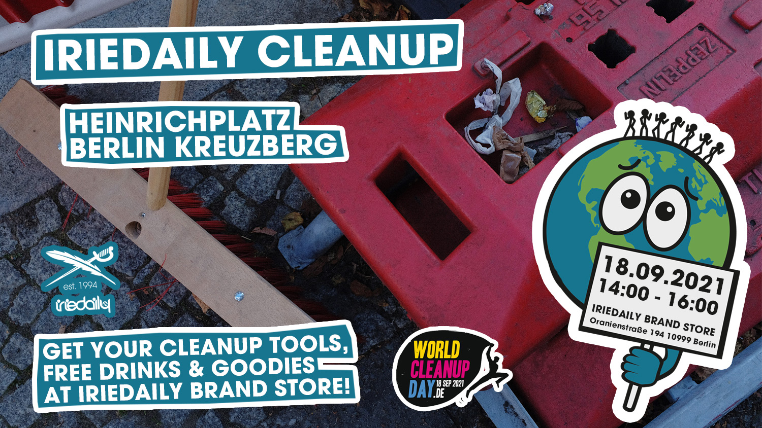 IRIEDAILY CLEANUP (BERLIN)