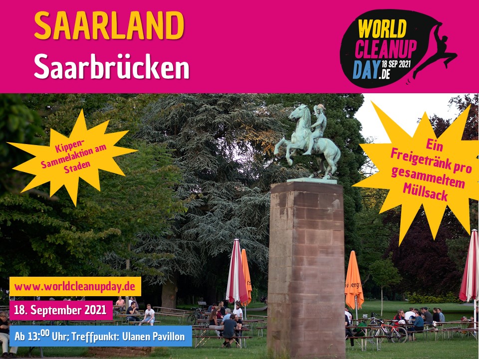 World Cleanup Day am Saarbrücker Staden - (Saarland)