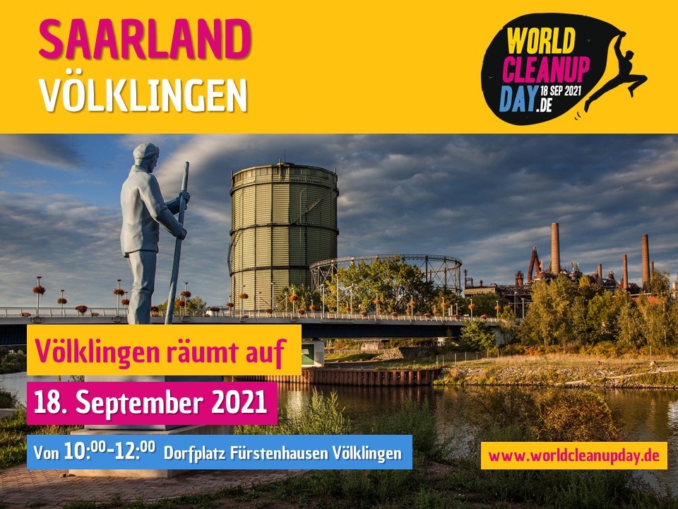 World Clenaup Day in Völklingen - Fürstenhausen - (Saarland)