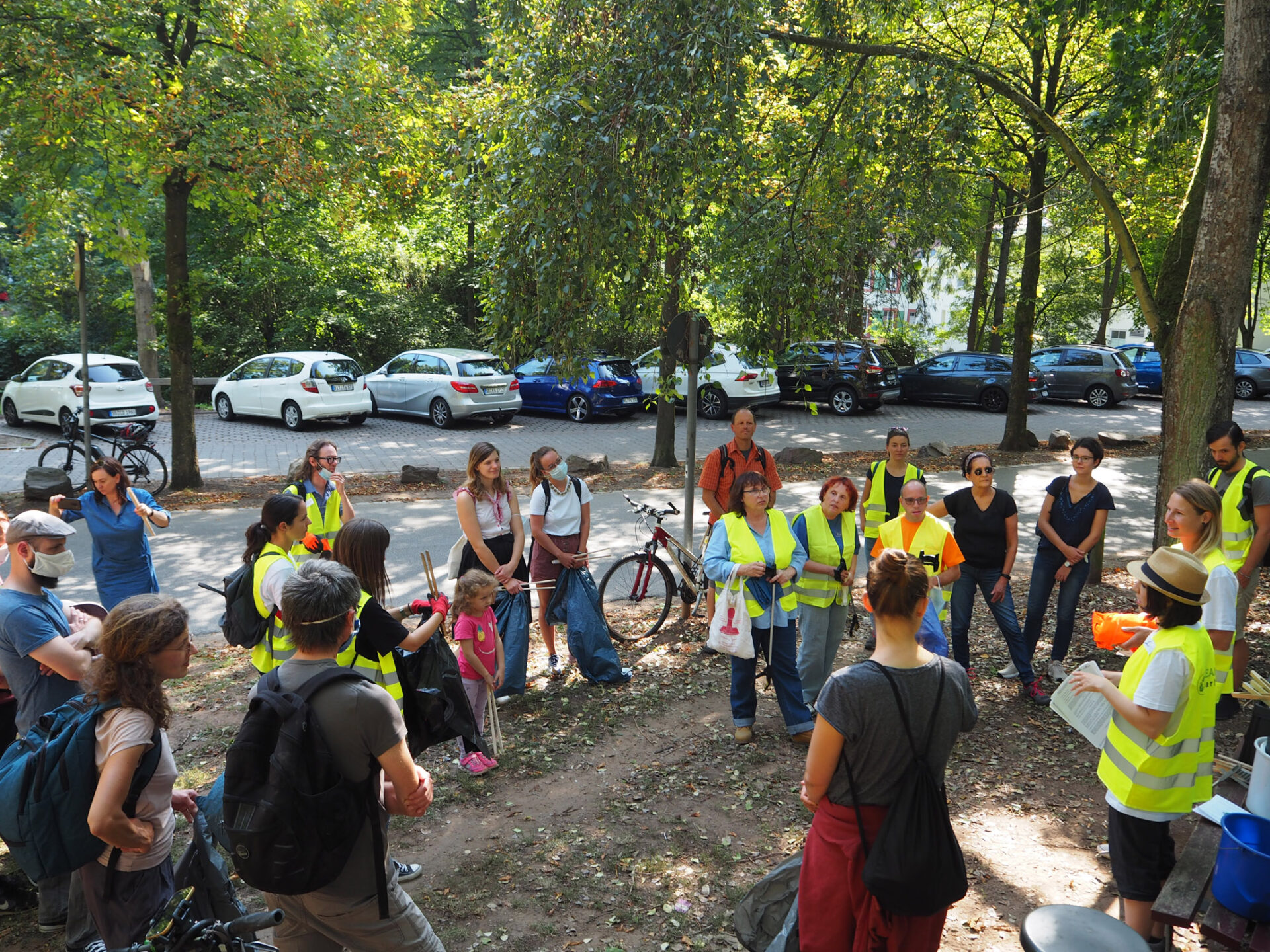 CleanUp Saarbrücken räumt am Kieselhumes auf (Saarland)
