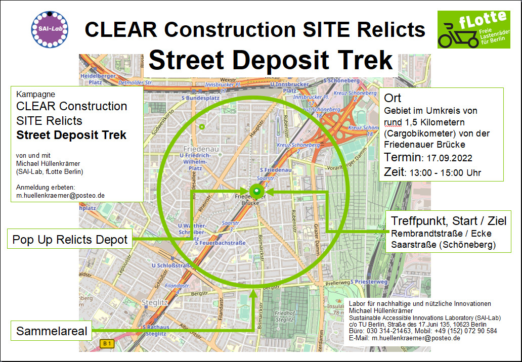 CLEAR Construction SITE Relicts \"Street Deposit Trek\" (Berlin)
