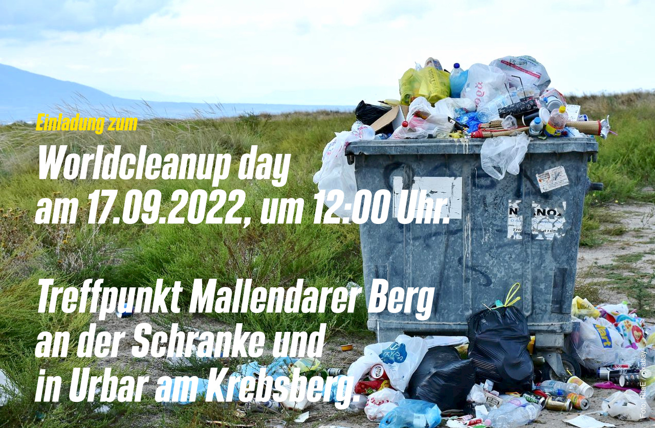 Wir säubern unser Wäldchen auf dem Mallendarer Berg (Rheinland-Pfalz)