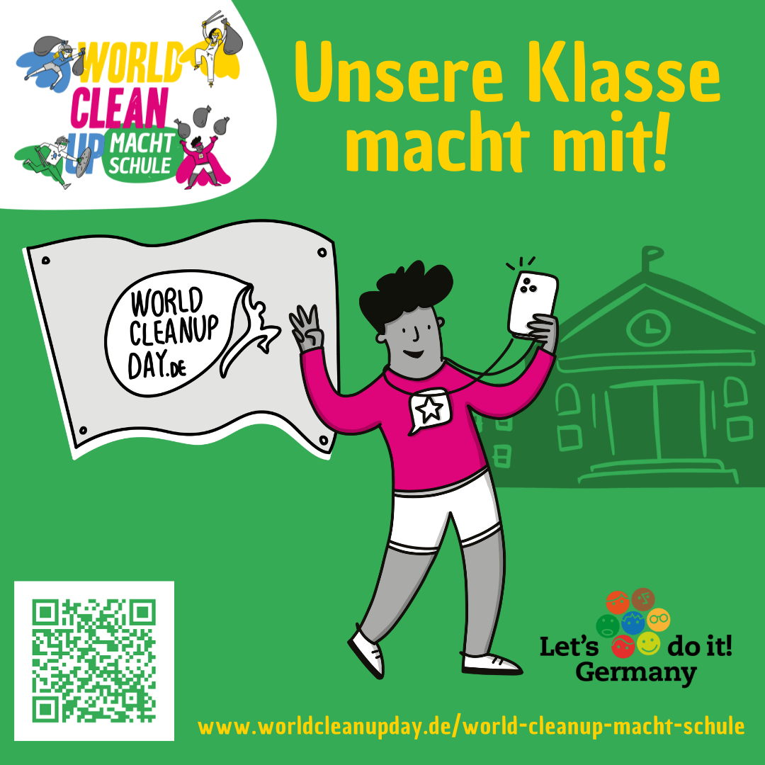 Müllsammeln mit der ganzen Schule (Thüringen)