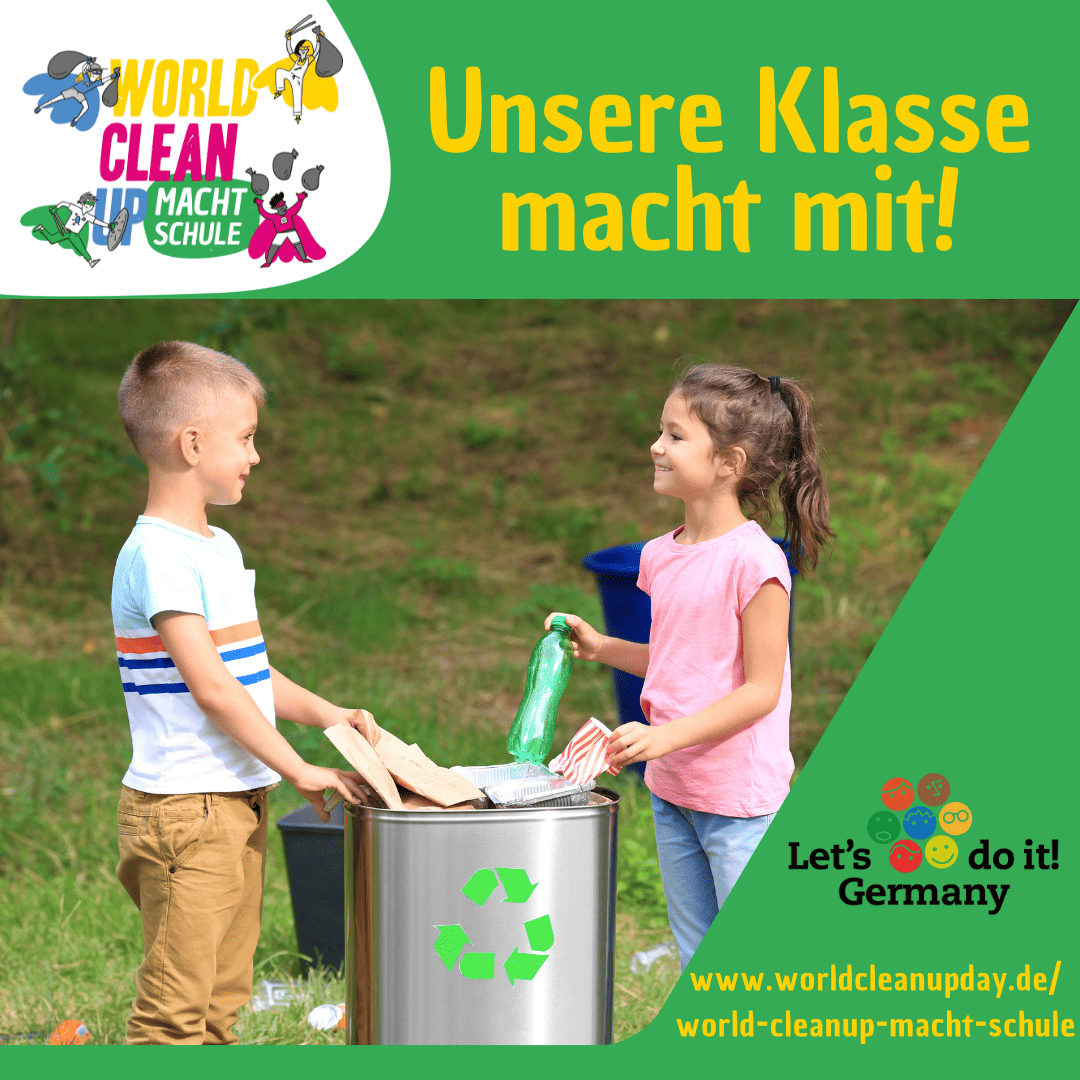World Cleanup macht Schule - Die Füchse und Eulen räumen auf ! (Berlin)
