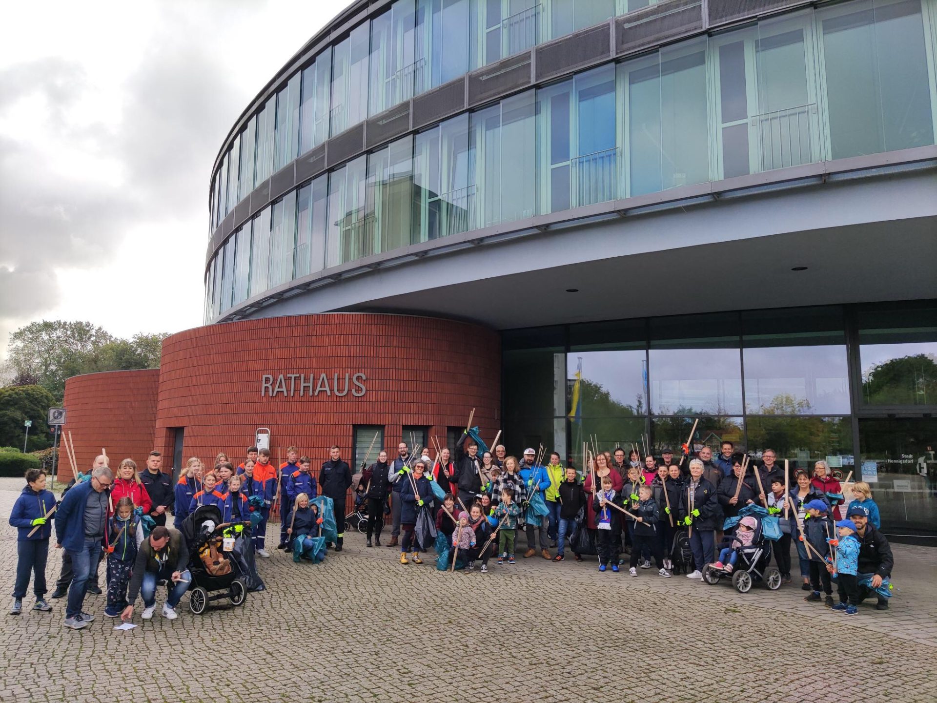 Müllsammelaktion Hennigsdorf (Brandenburg)