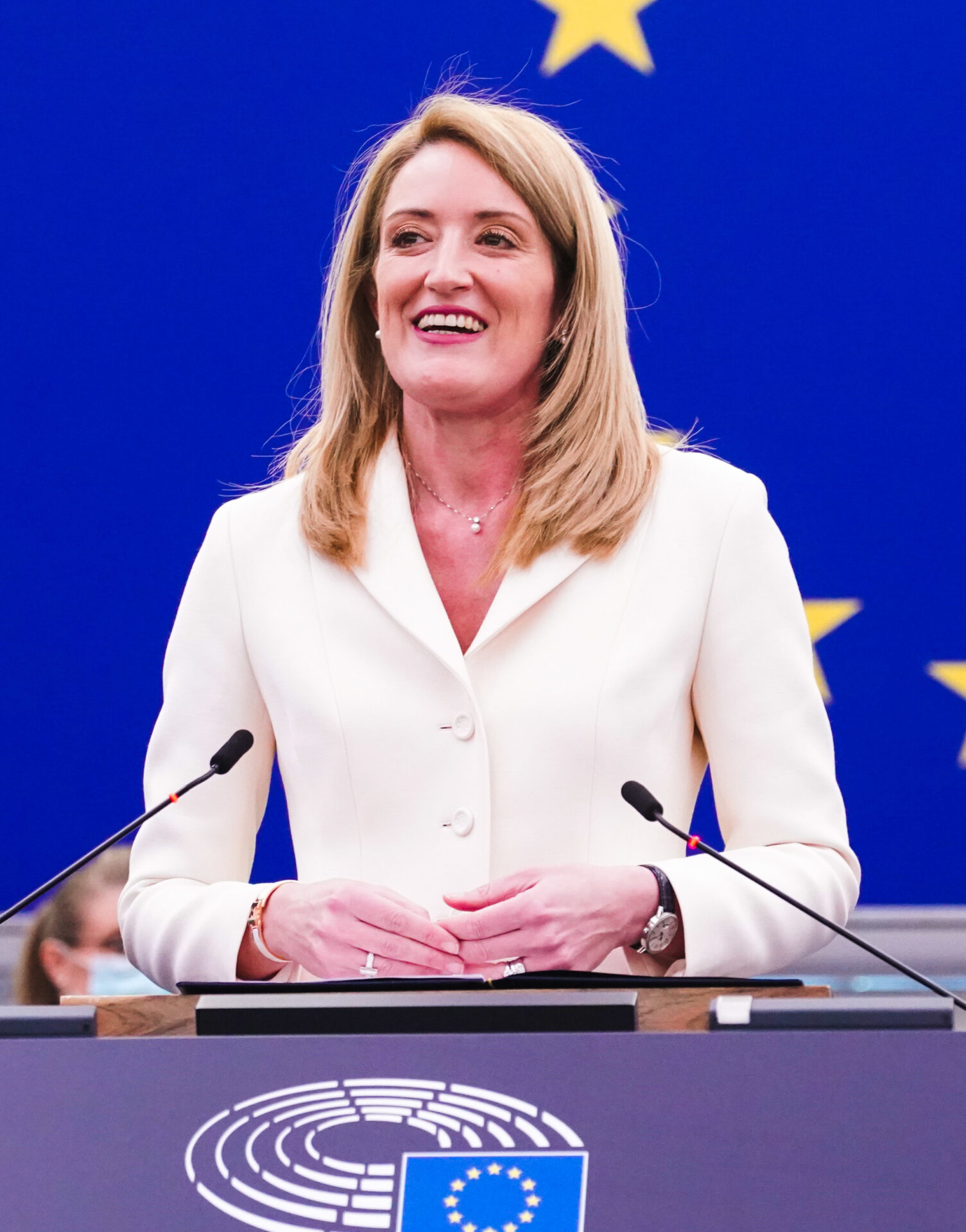 roberta metsola elected new president of the european parliament (51828380418) (cropped)