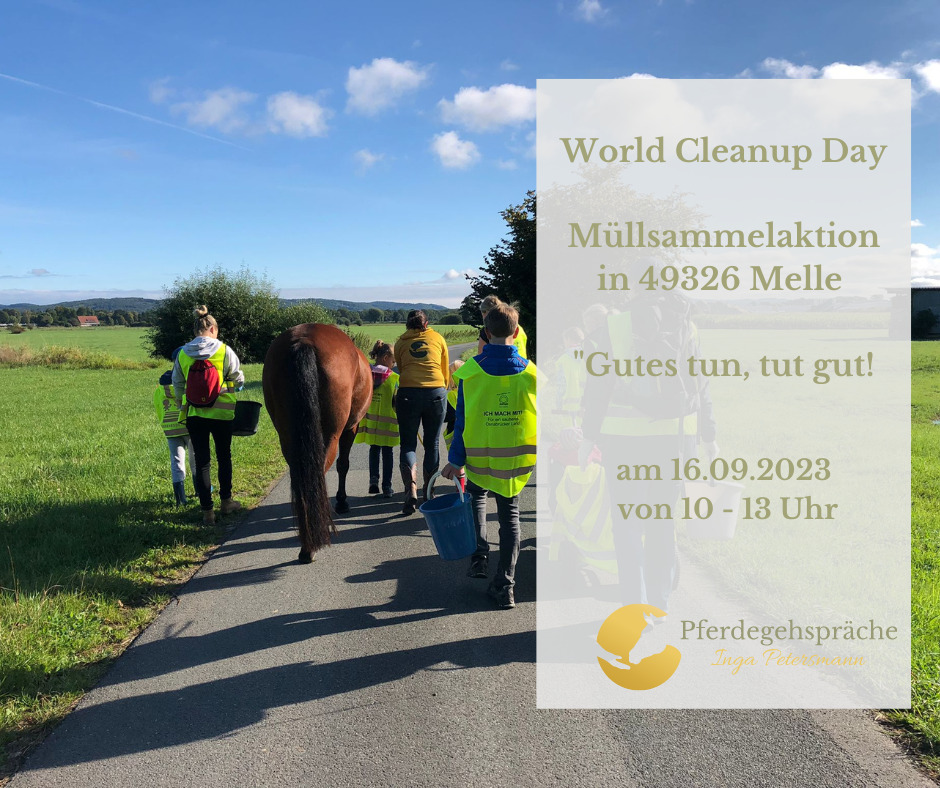 World Cleanup Day mit Pferdebegleitung (Niedersachsen)