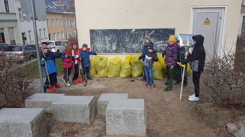 Viele Hände - schnelles Ende in Annaberg-Buchholz (Sachsen)
