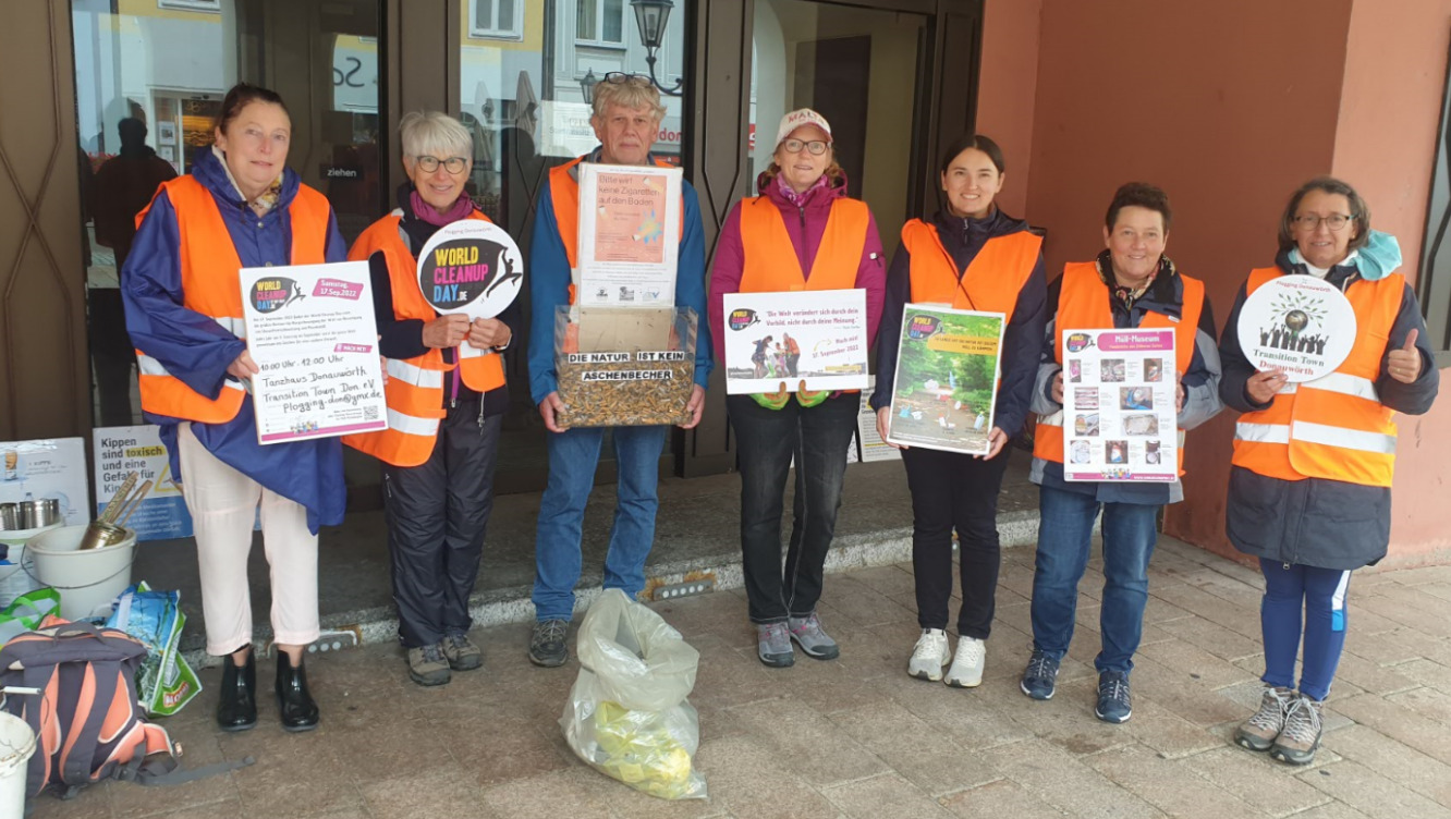 World Cleanup Day in Donauwörth (Bayern)