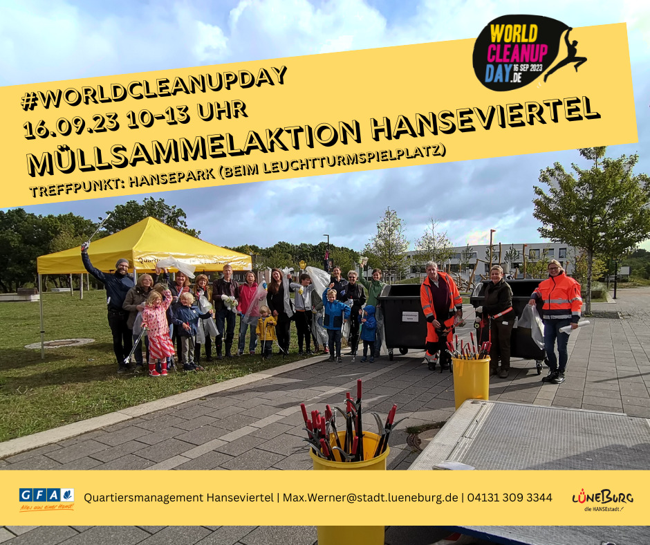 Müllsammelaktion Hanseviertel (Niedersachsen)