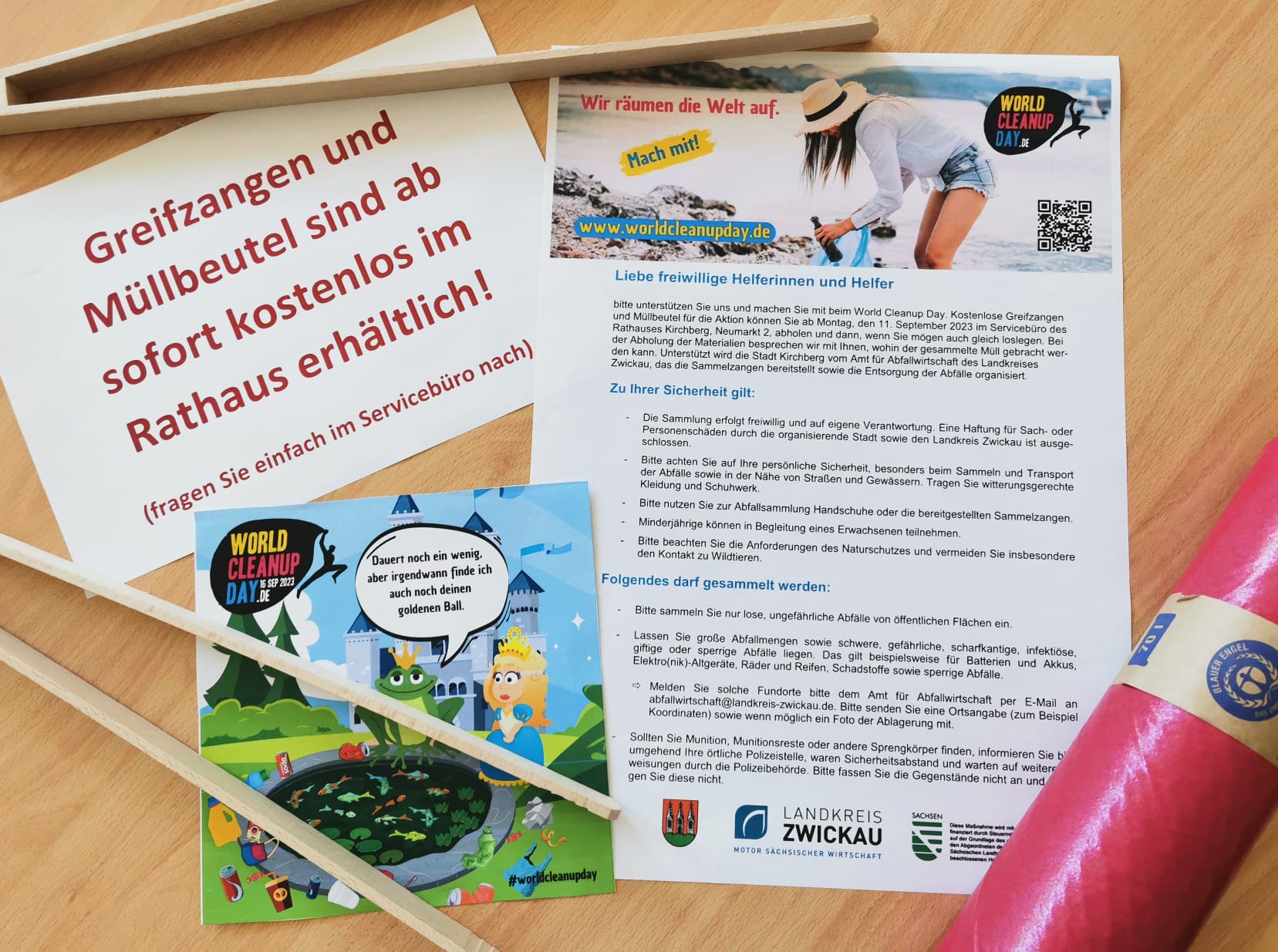 Die Welt räumt auf. Kirchberg macht mit! (Sachsen)