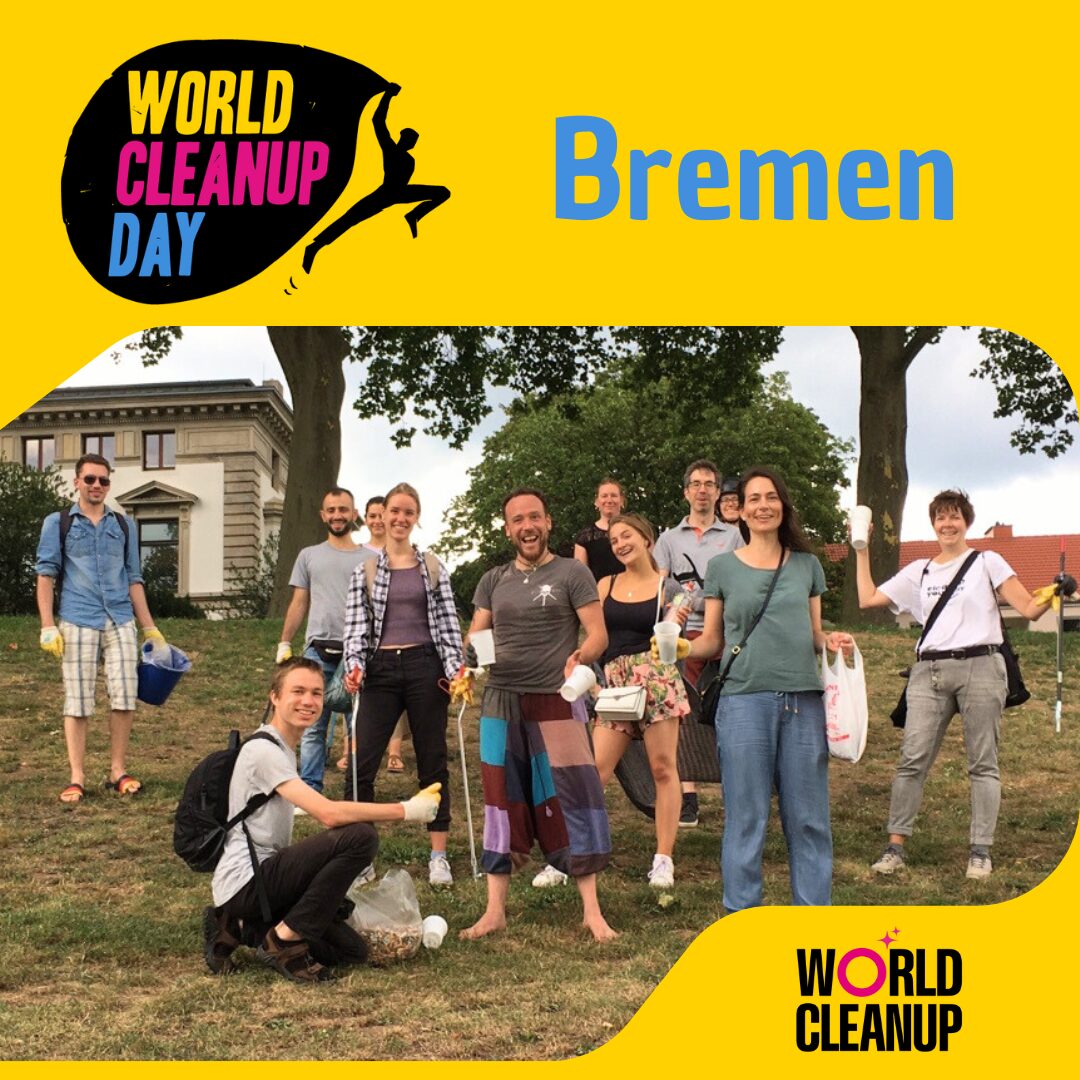 Müllsammelaktion zum World Cleanup Day 2025 (Bremen)