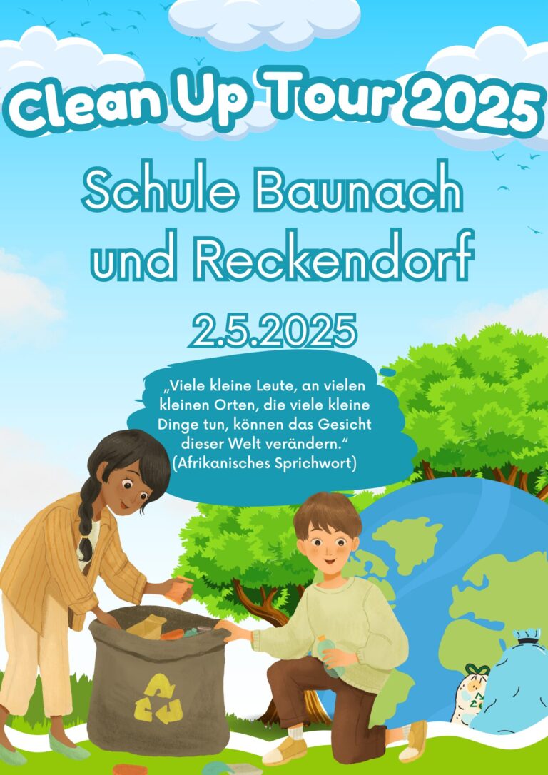 clean up tour 2025 plakat
