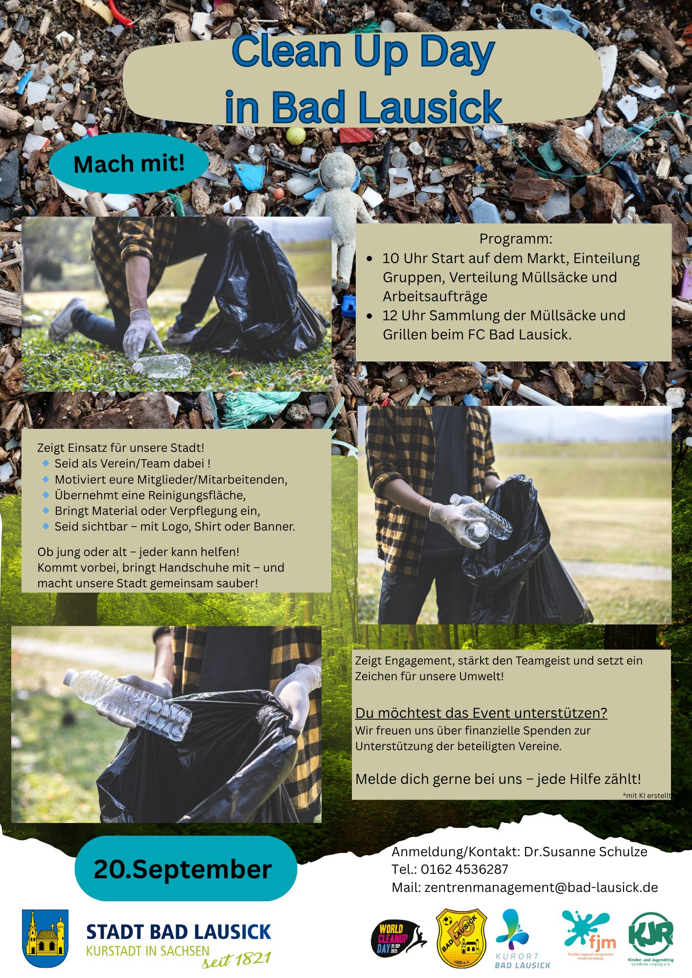 Clean Up Day in Bad Lausick (Sachsen)