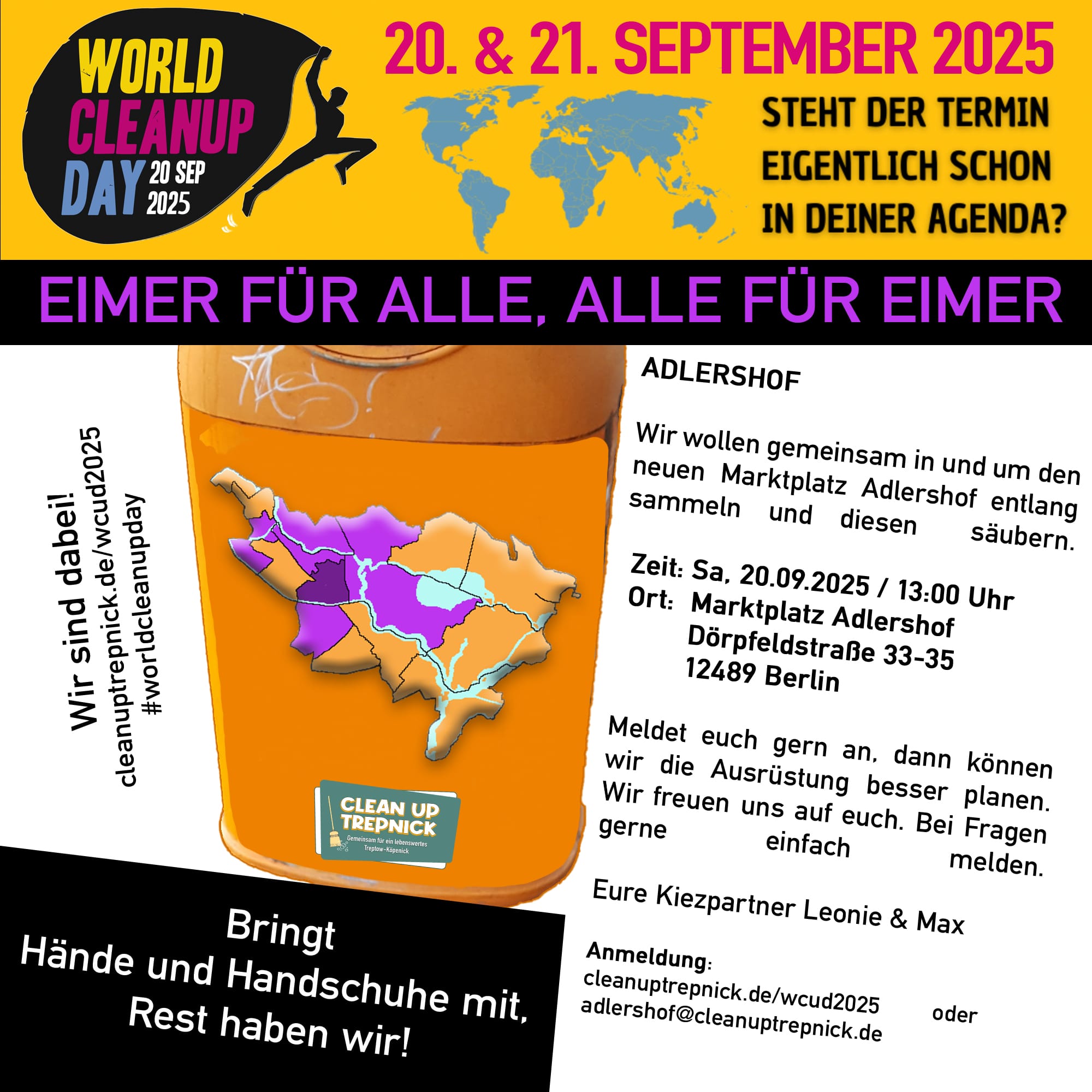 Eimer für alle, alle für Eimer! (BER)