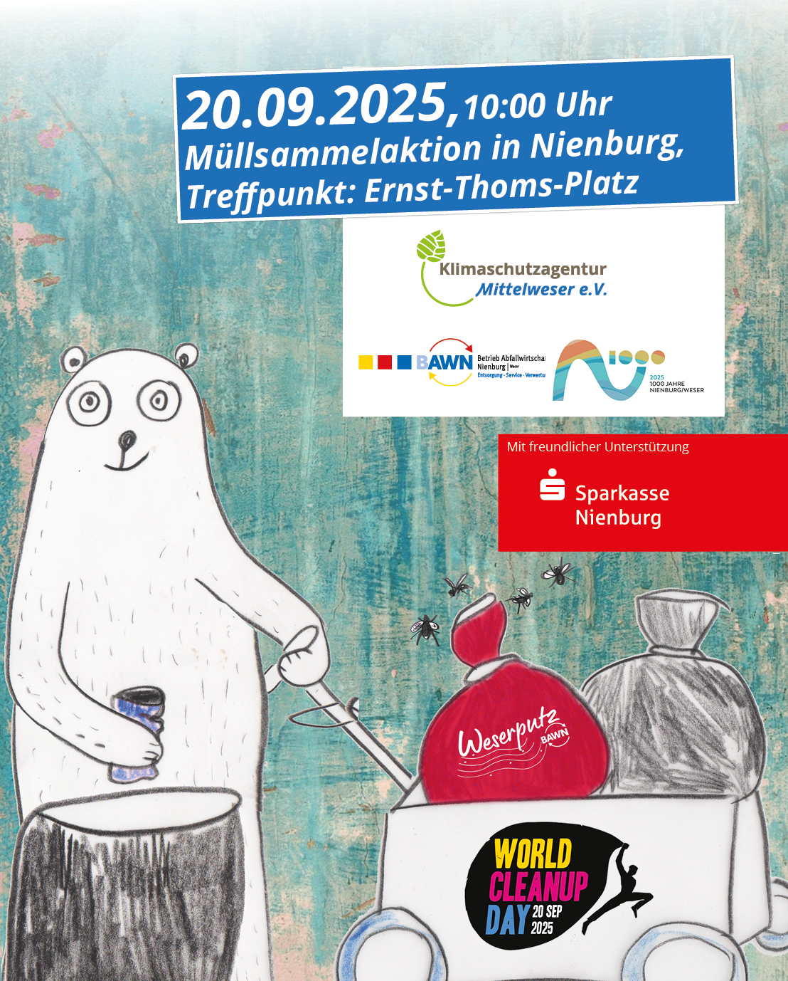World Cleanup Day 2025 - Weserputz (Niedersachsen)