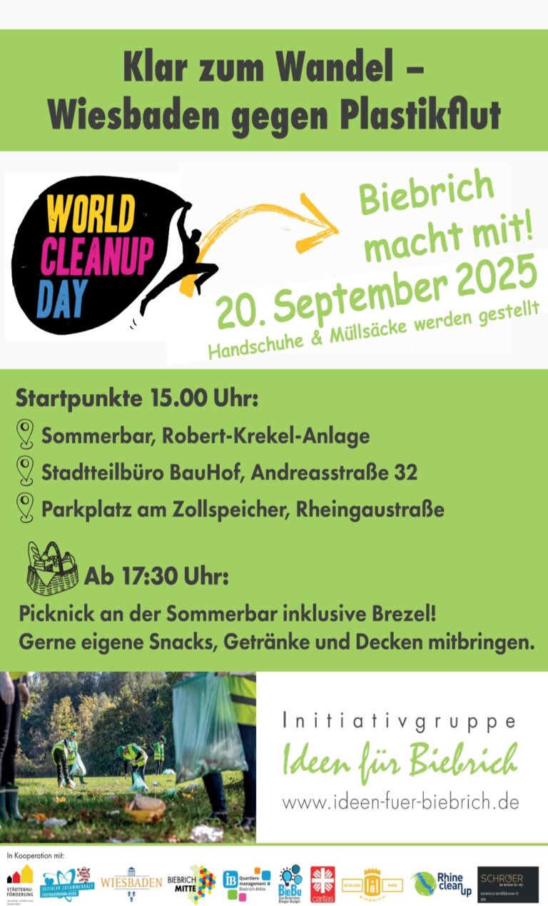 world clean up day wiesbaden biebrich