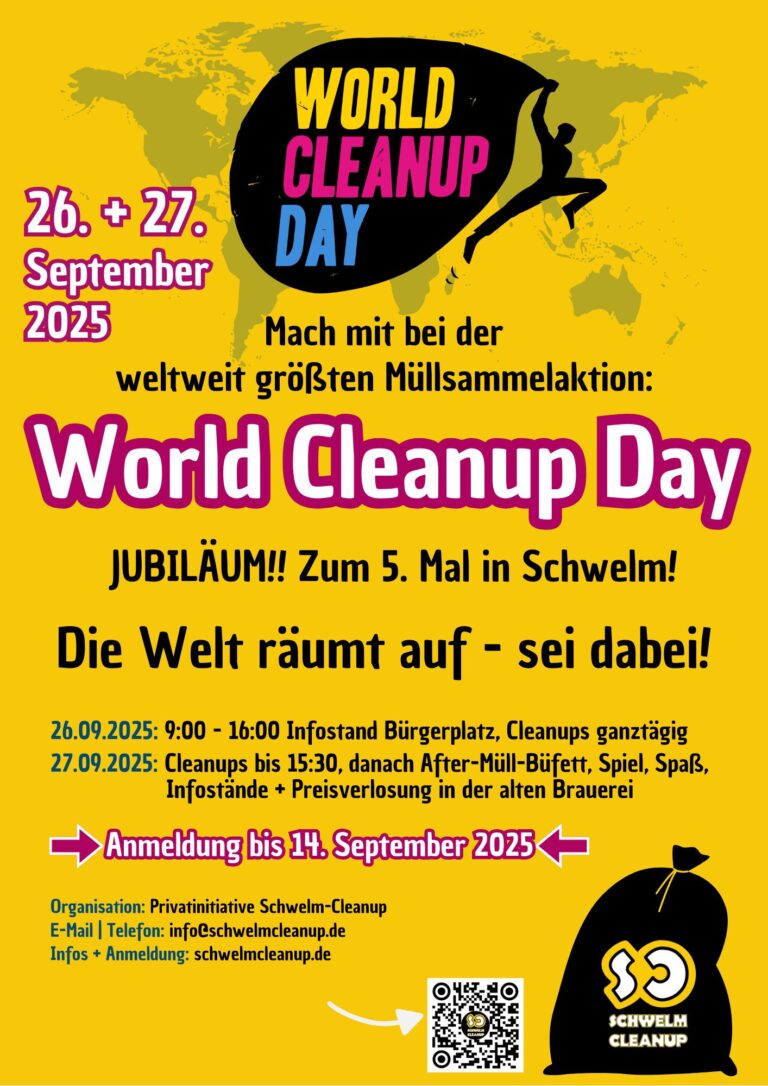 world cleanup day 2025 in schwelm 5. jubiläum