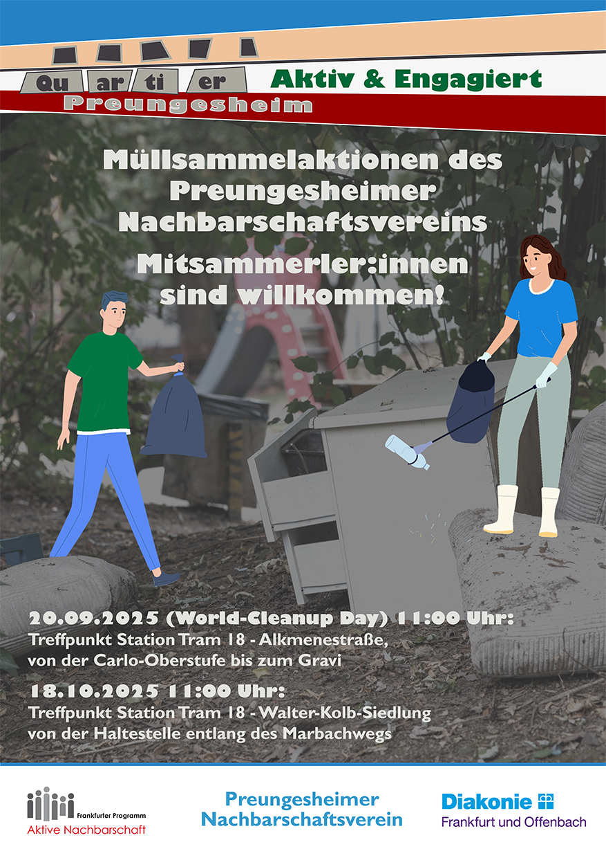Preungesheimer Cleanup - Rund um die Oberstufe (Hessen)