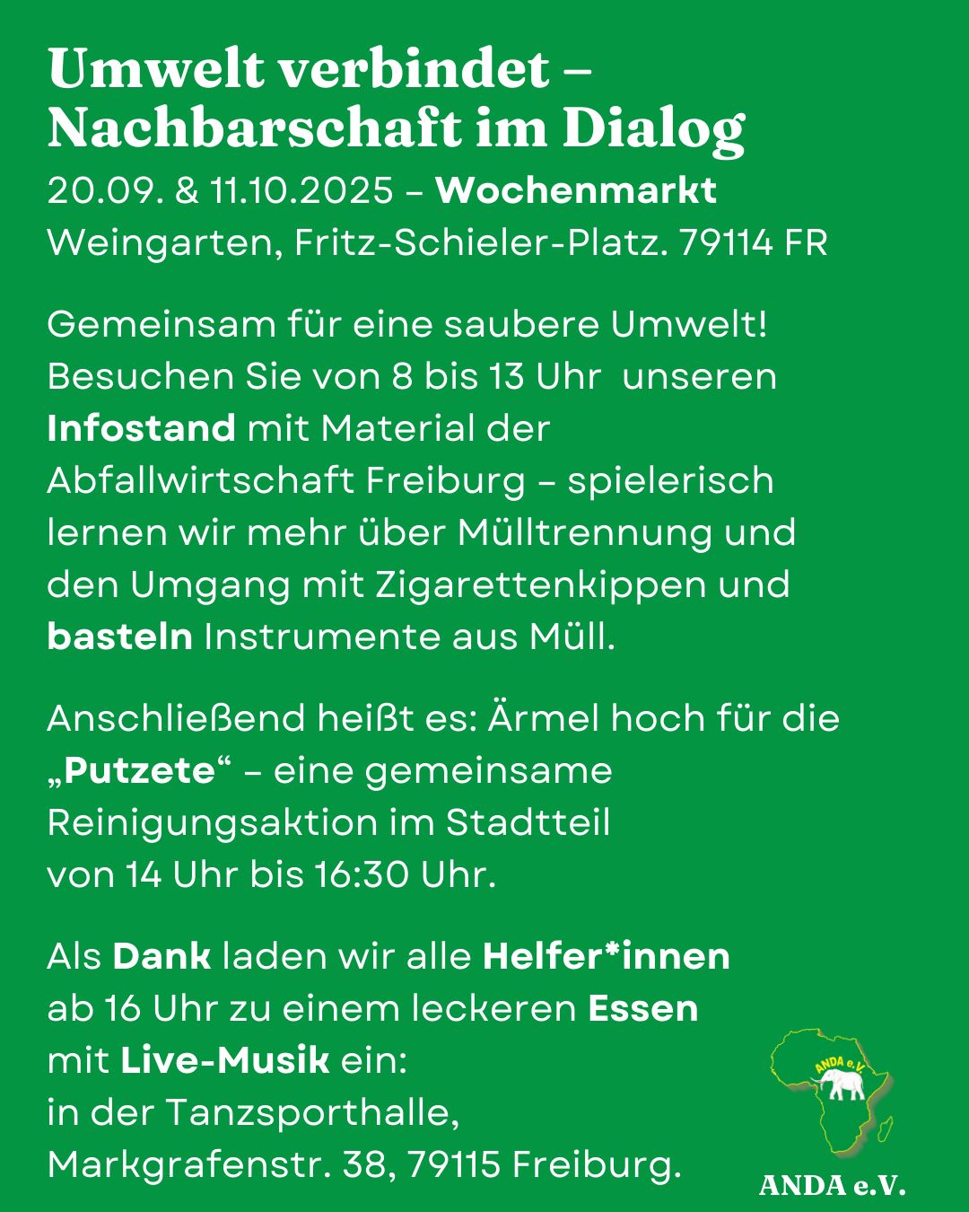 Umwelt verbindet - Nachbarschaft im Dialog (BW)