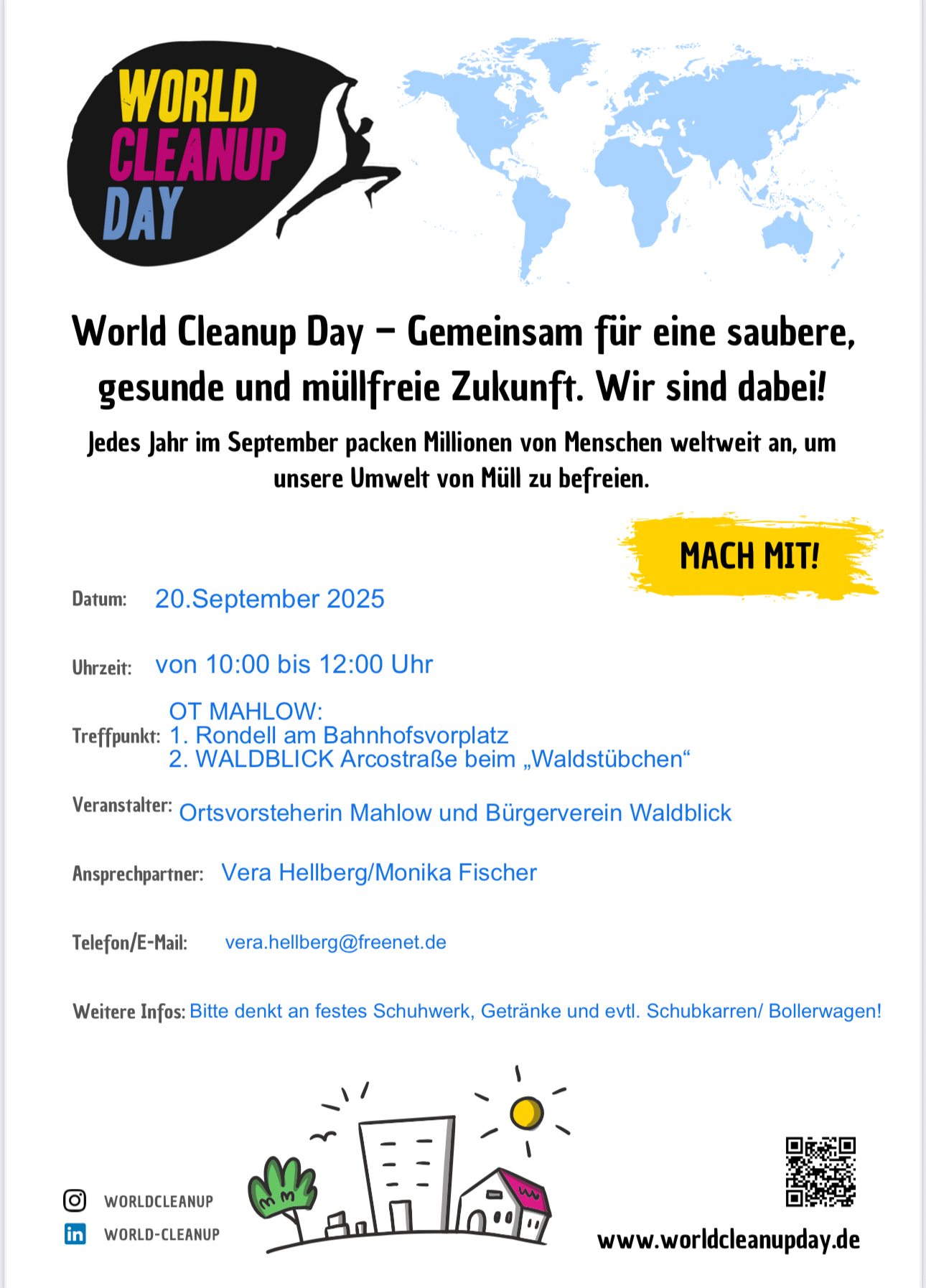 7. World Cleanup Day Blankenfelde-Mahlow/OT Mahlow (BB)