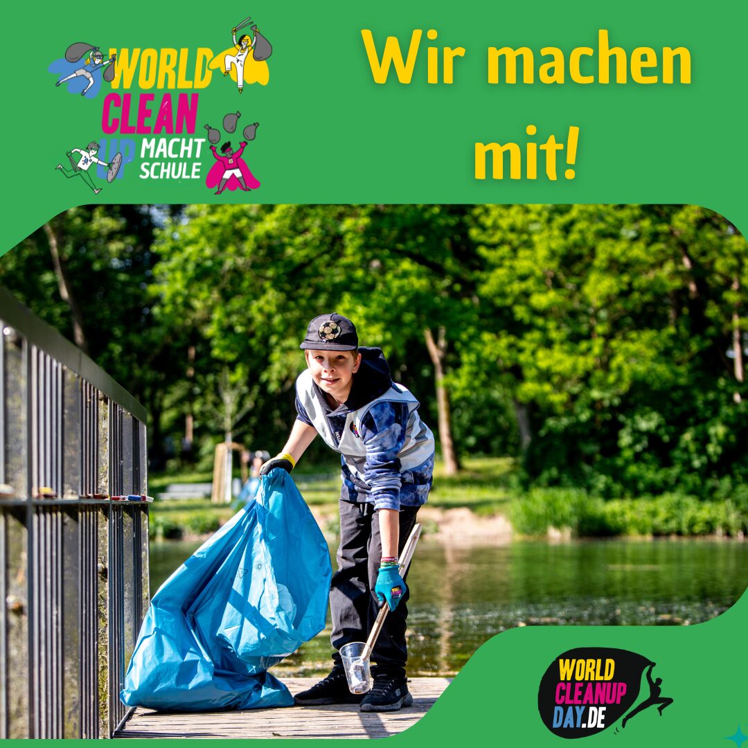 Rahel rackert für eine saubere Umwelt