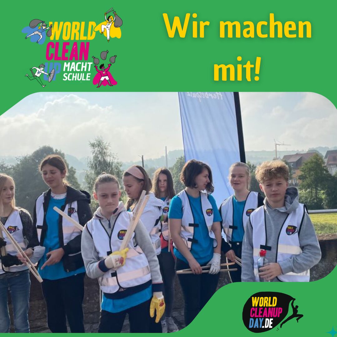 Müllfrei rund um den Feuerlöschteich und die Schule