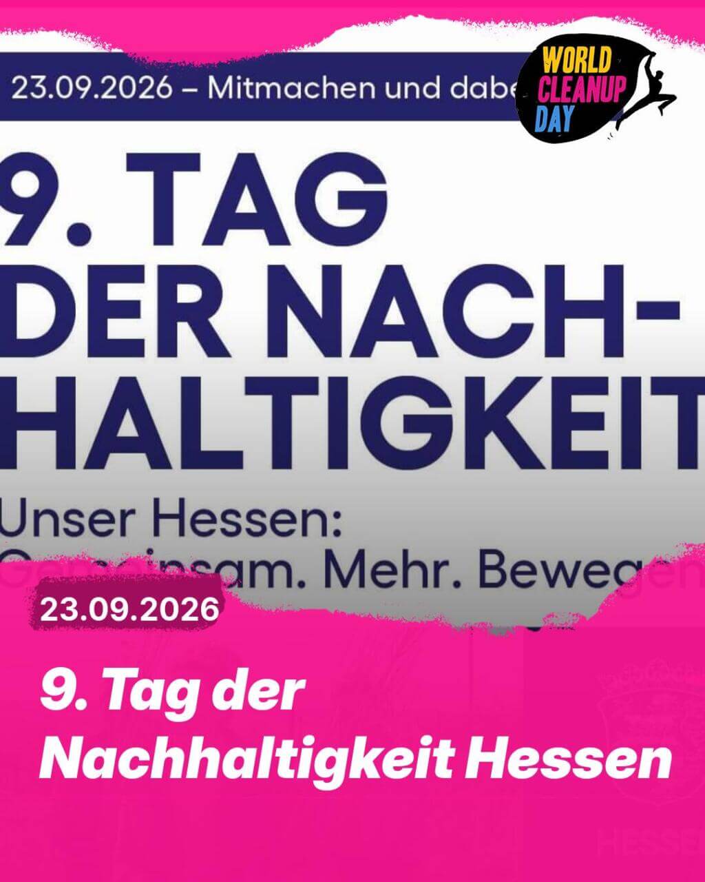 9. Tag der Nachhaltigkeit Hessen in Wiesbaden - World Cleanup Day - Die ...