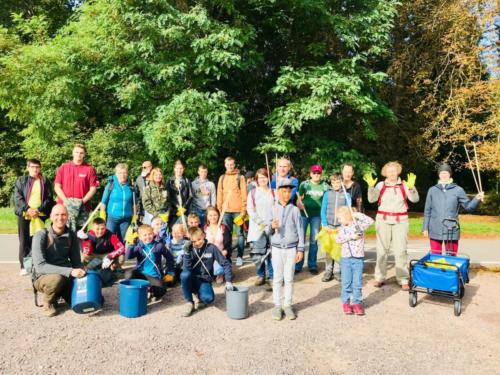 CleanupDay GruppenbildVorSammeln