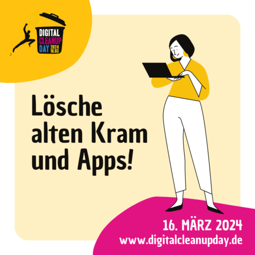 digital cleanup day 2024 lösche alten kram und apps