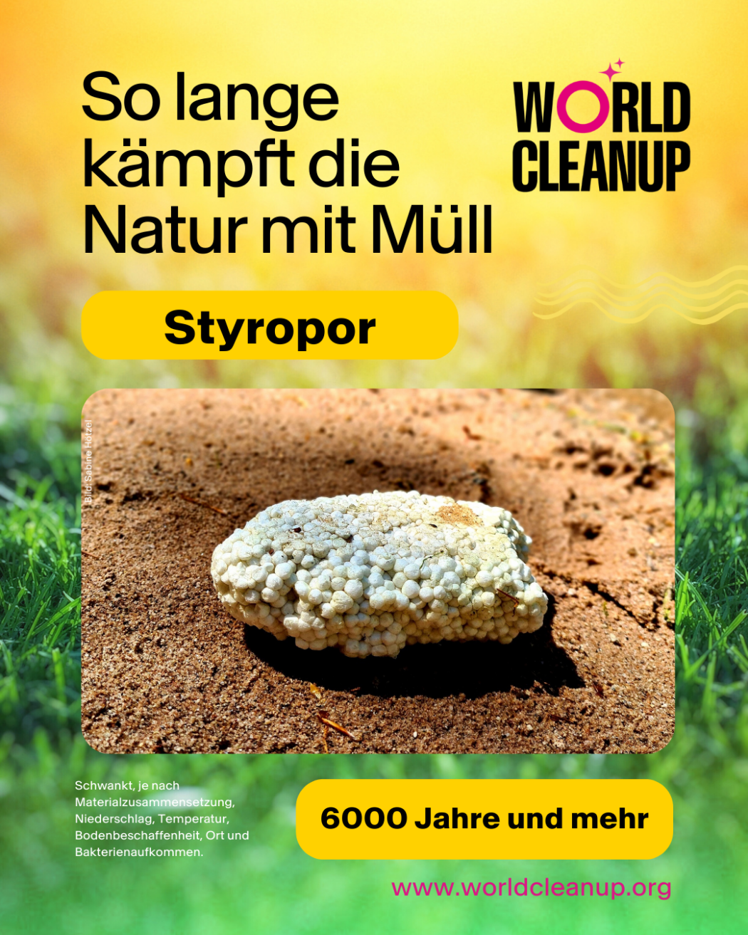 Verrottung Styropor 1050x1350px